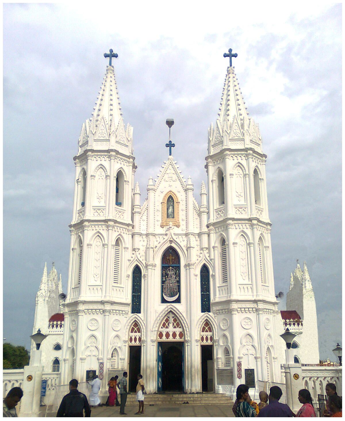 The basilica at Vailankanni