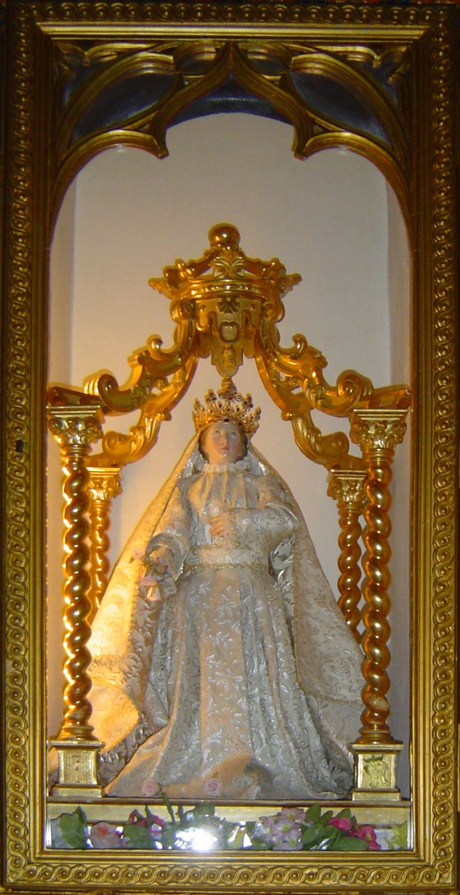 Notre-Dame-du-Laus (sanctuaire - 6 ) - Statue de la Vierge pour les processions