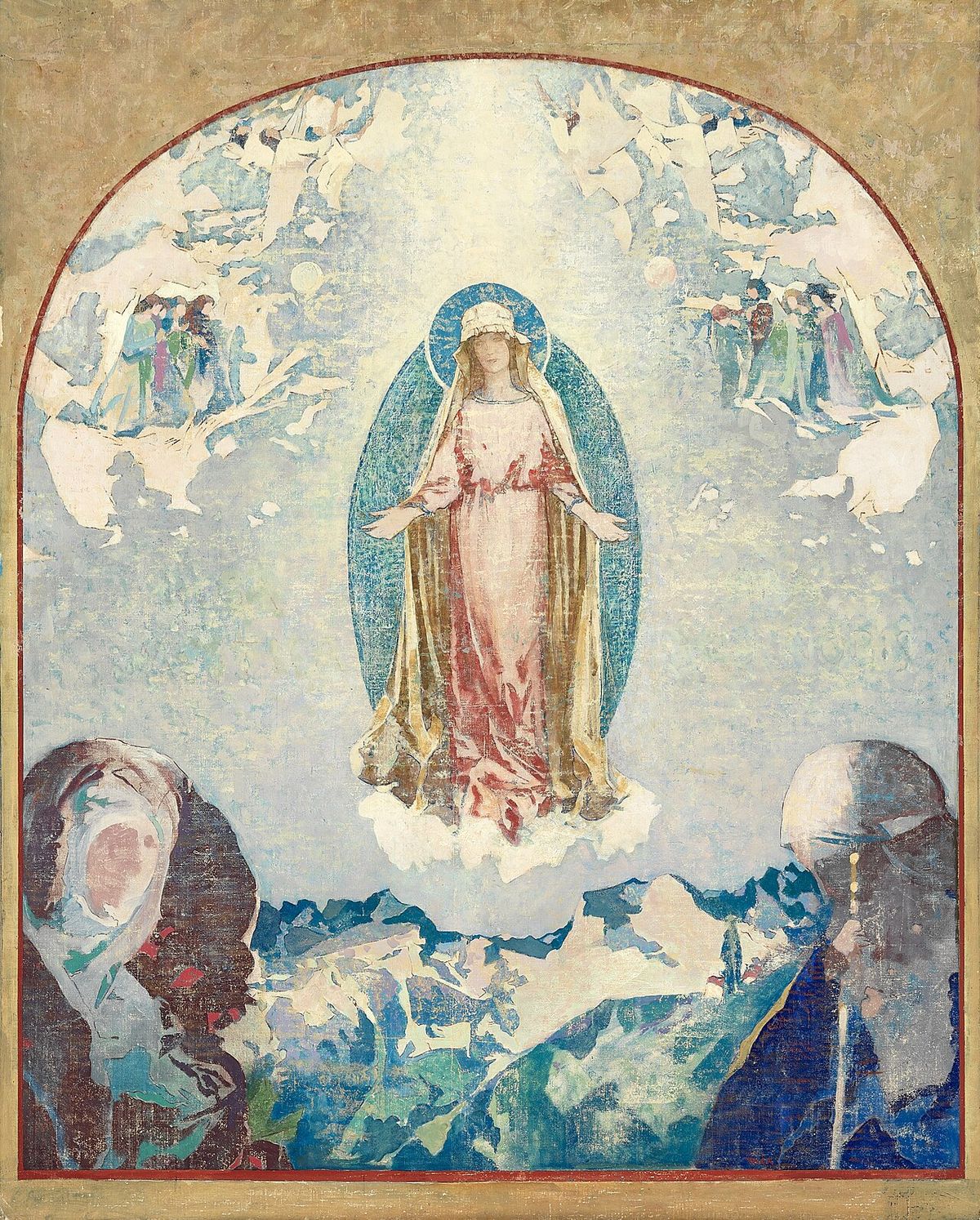 Depiction of Rosa Mystica (Montichiari)