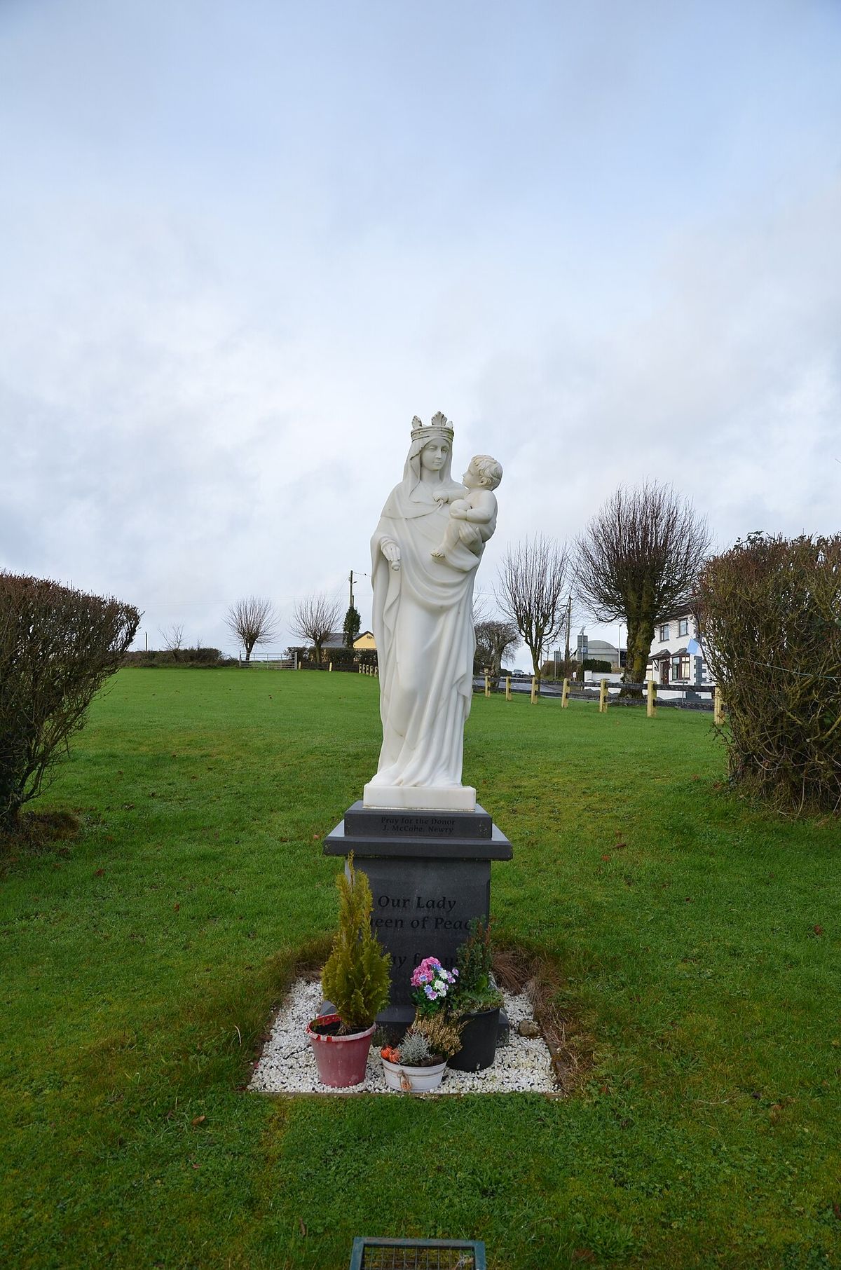 Kilmanagh Our Lady Queen of Peace statue