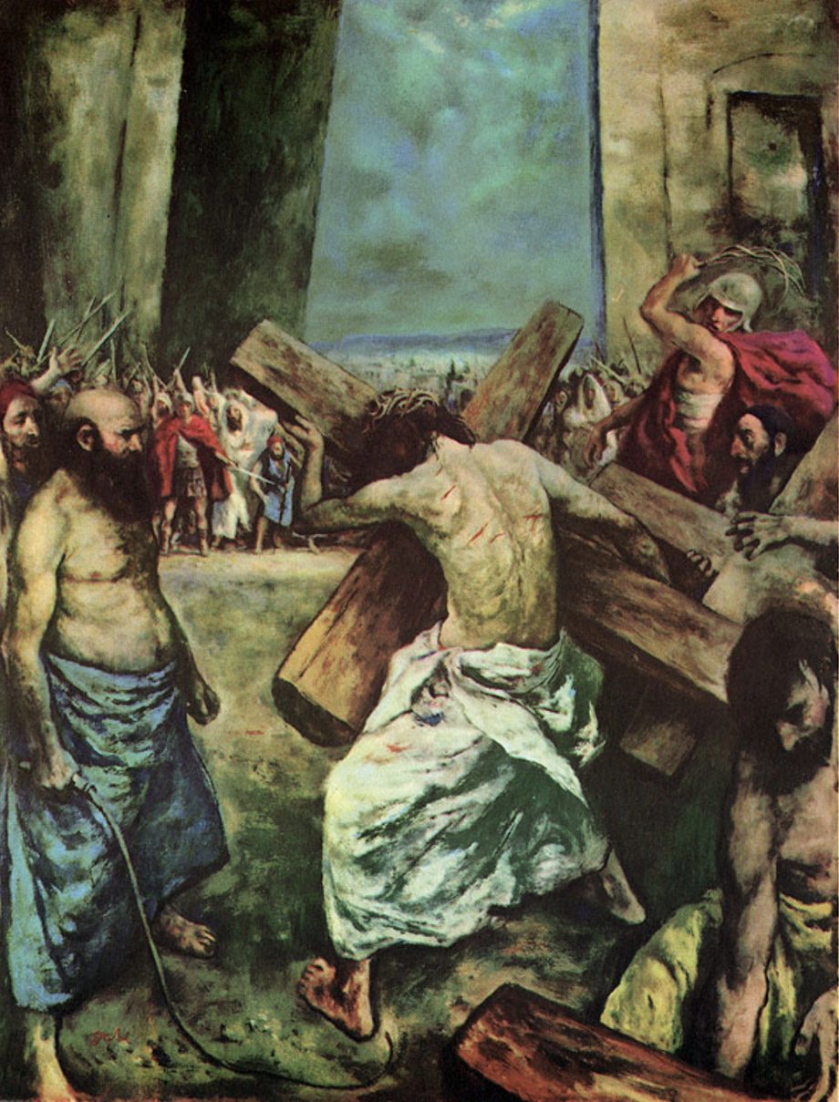 Jesus Is Made to Carry His Cross