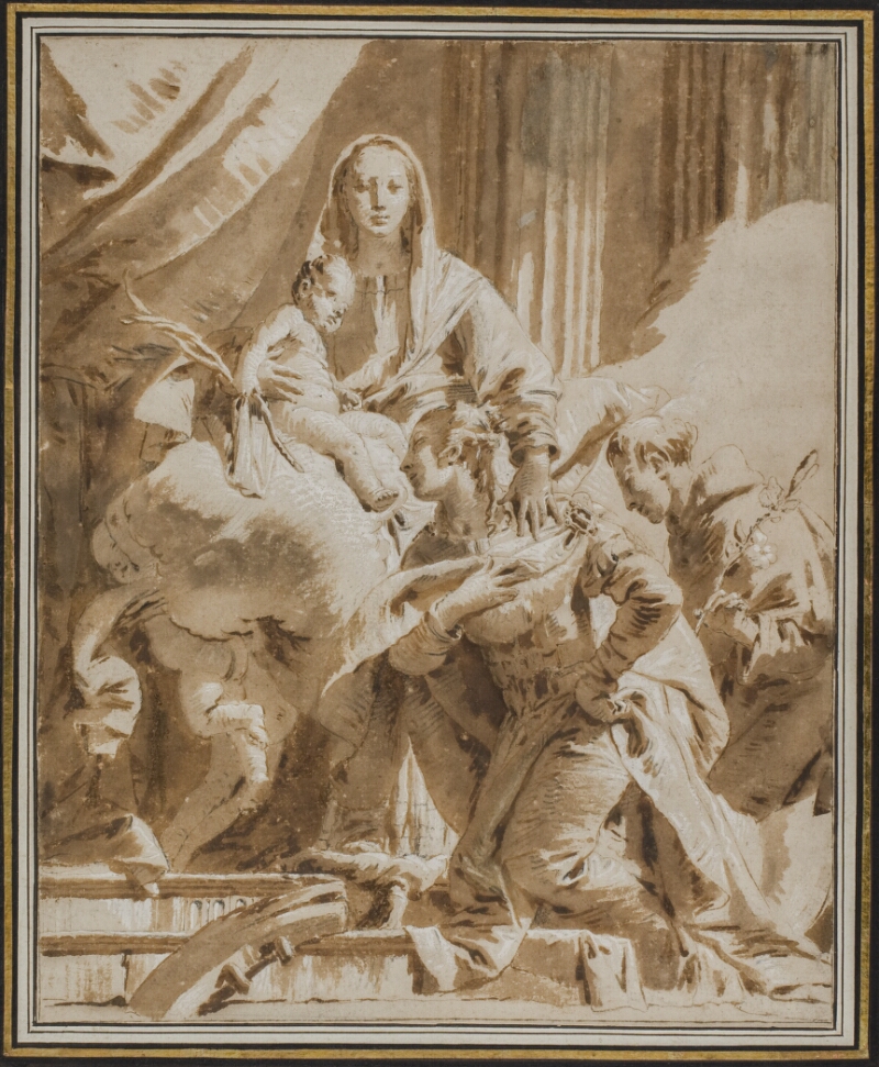 Madonna and Child with Sts Antony of Padua and Catherine of Alexandria