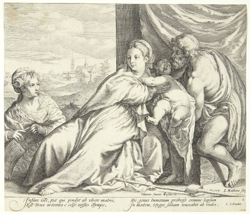 Madonna and child with St. John the Baptist and St. Catherine