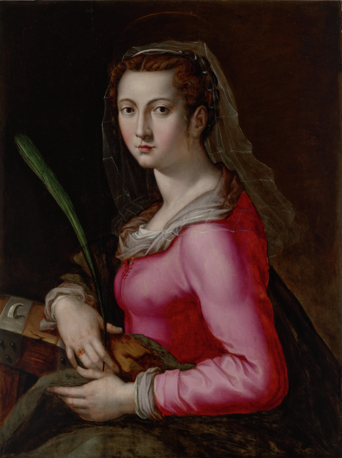 Portrait of a Woman as Saint Catherine