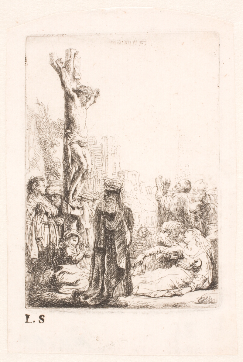 The crucifixion: small plate
