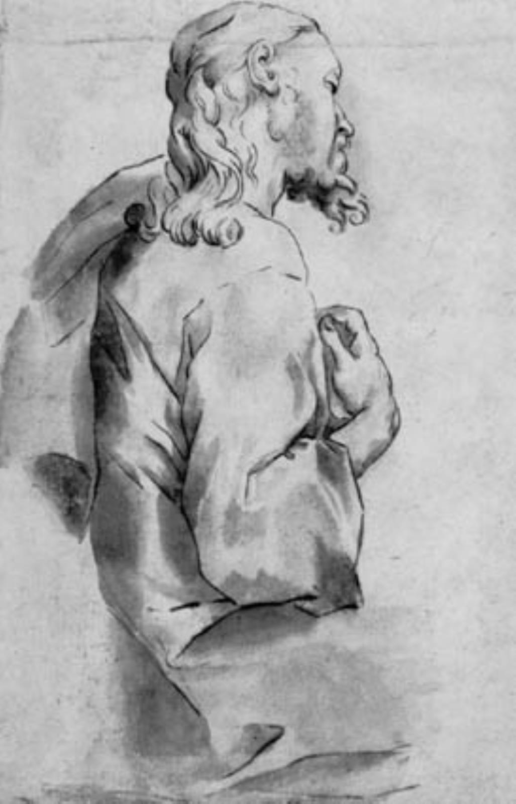 An apostle from Federico Barocci: The Last Supper, Urbino Cathedral