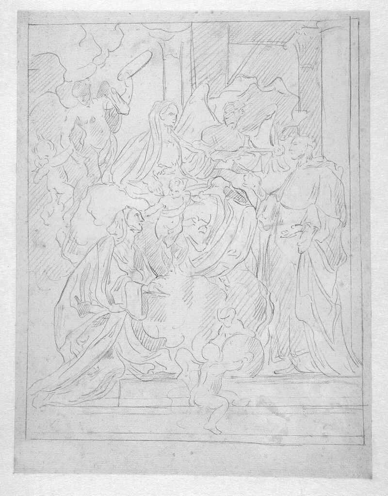 Madonna and Child with Sts Dominic and Catherine