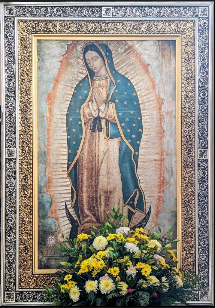 The tilma of Our Lady of Guadalupe