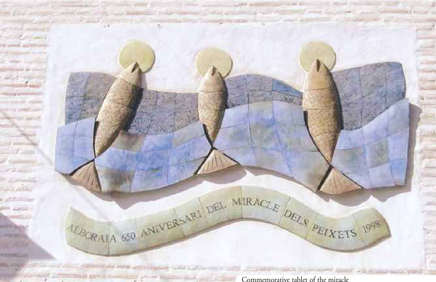 Commemorative tablet of the miracle