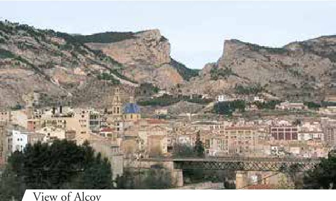 Photograph from the exhibition for Alcoy