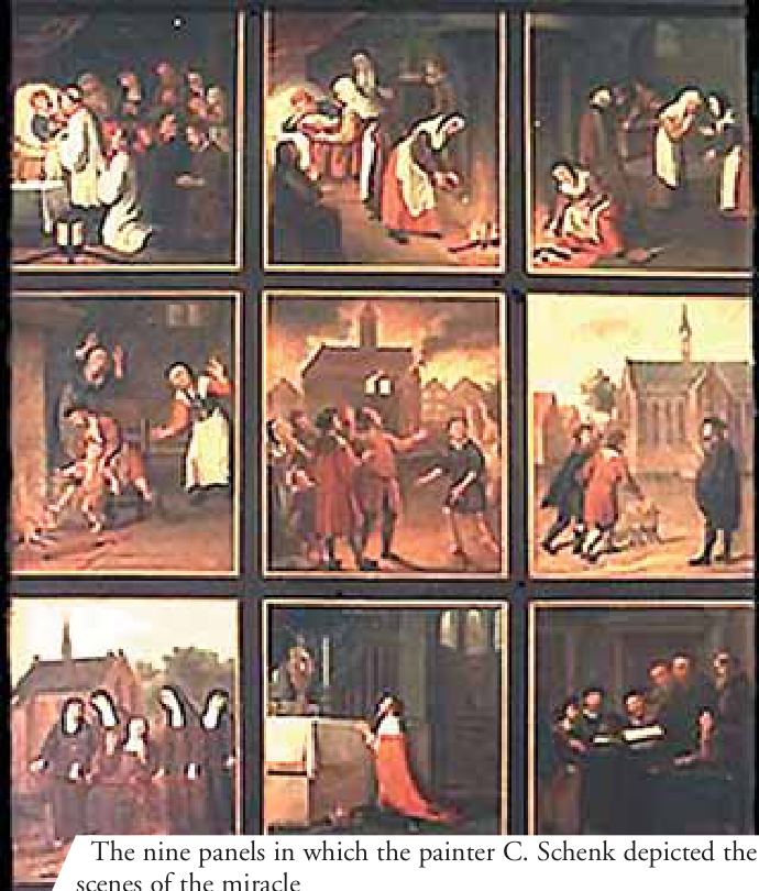 Painting depicting the miracle