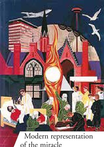 Modern representation of the miracle