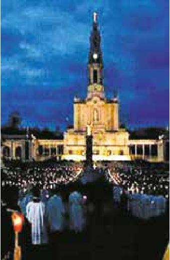 Photograph from the exhibition for Fatima, Portugal, The Angel of Peace