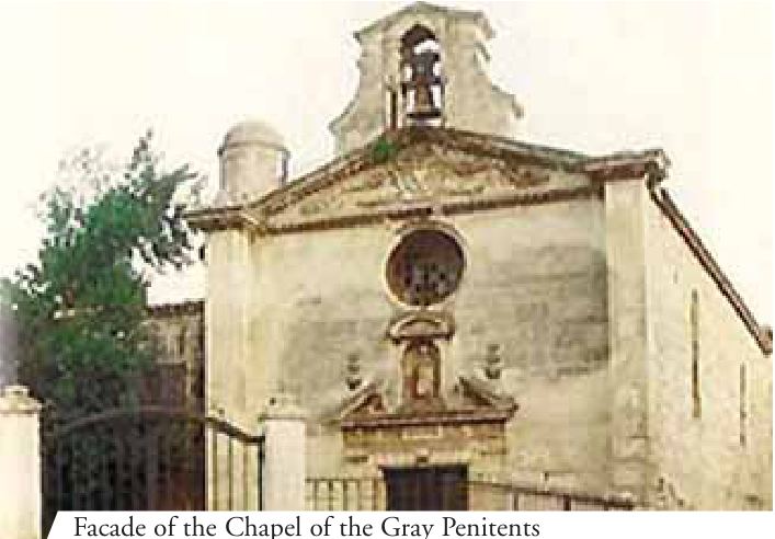 Facade of the Chapel of the Gray Penitents
