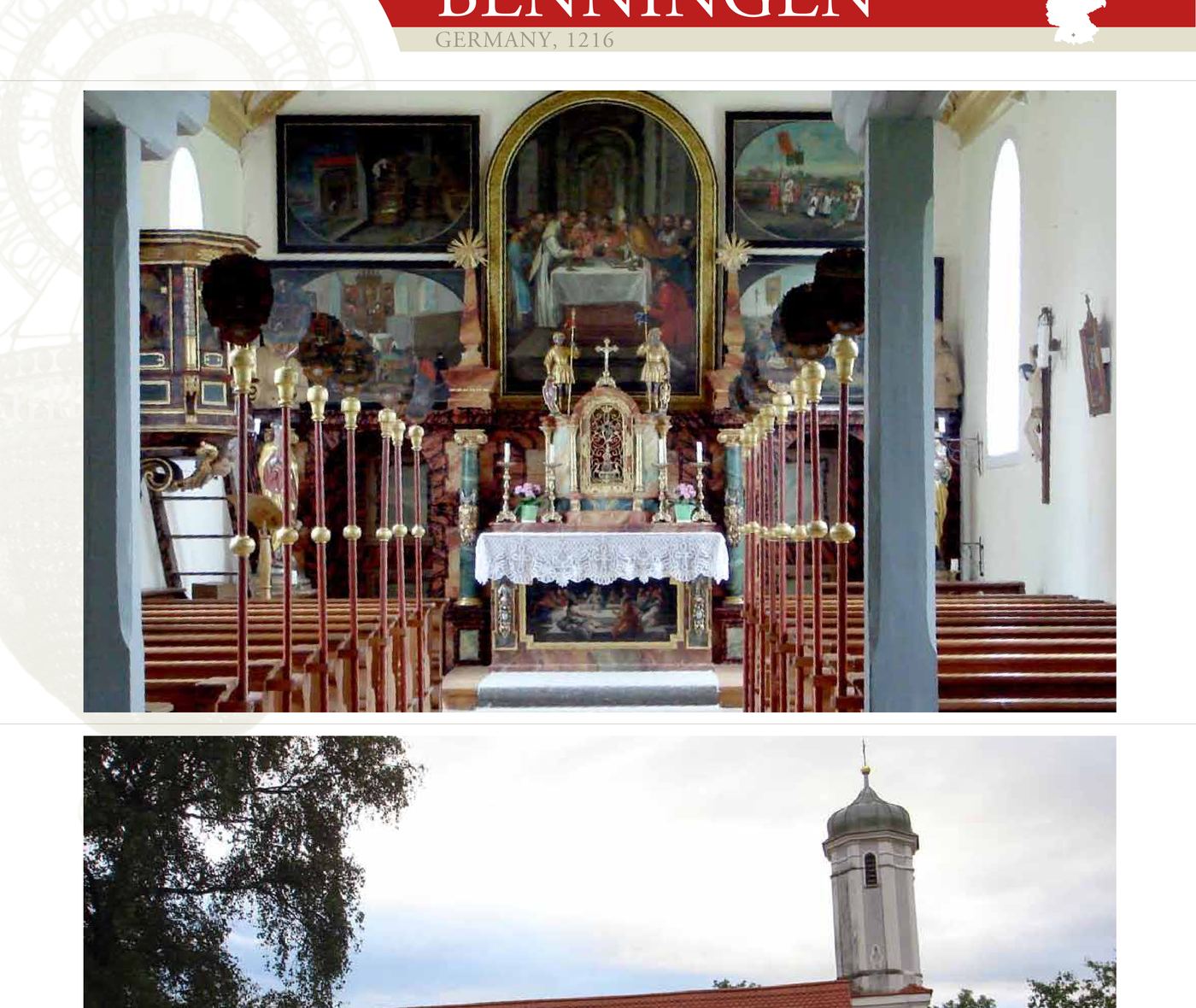 Photograph from the exhibition for Benningen