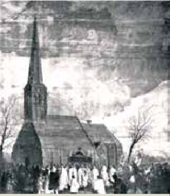 Photograph from the exhibition for Bergen