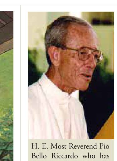 H. E. Most Reverend Pio Bello Ricardo who has approved the Eucharistic Miracle of Betania