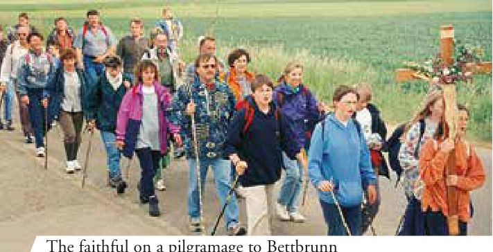 Photograph from the exhibition for Bettbrunn