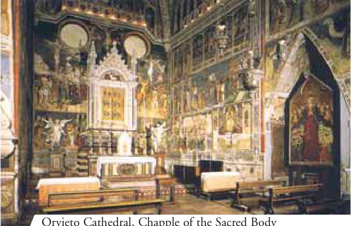 Orvieto Cathedral: Chapelle of the Sacred Body
