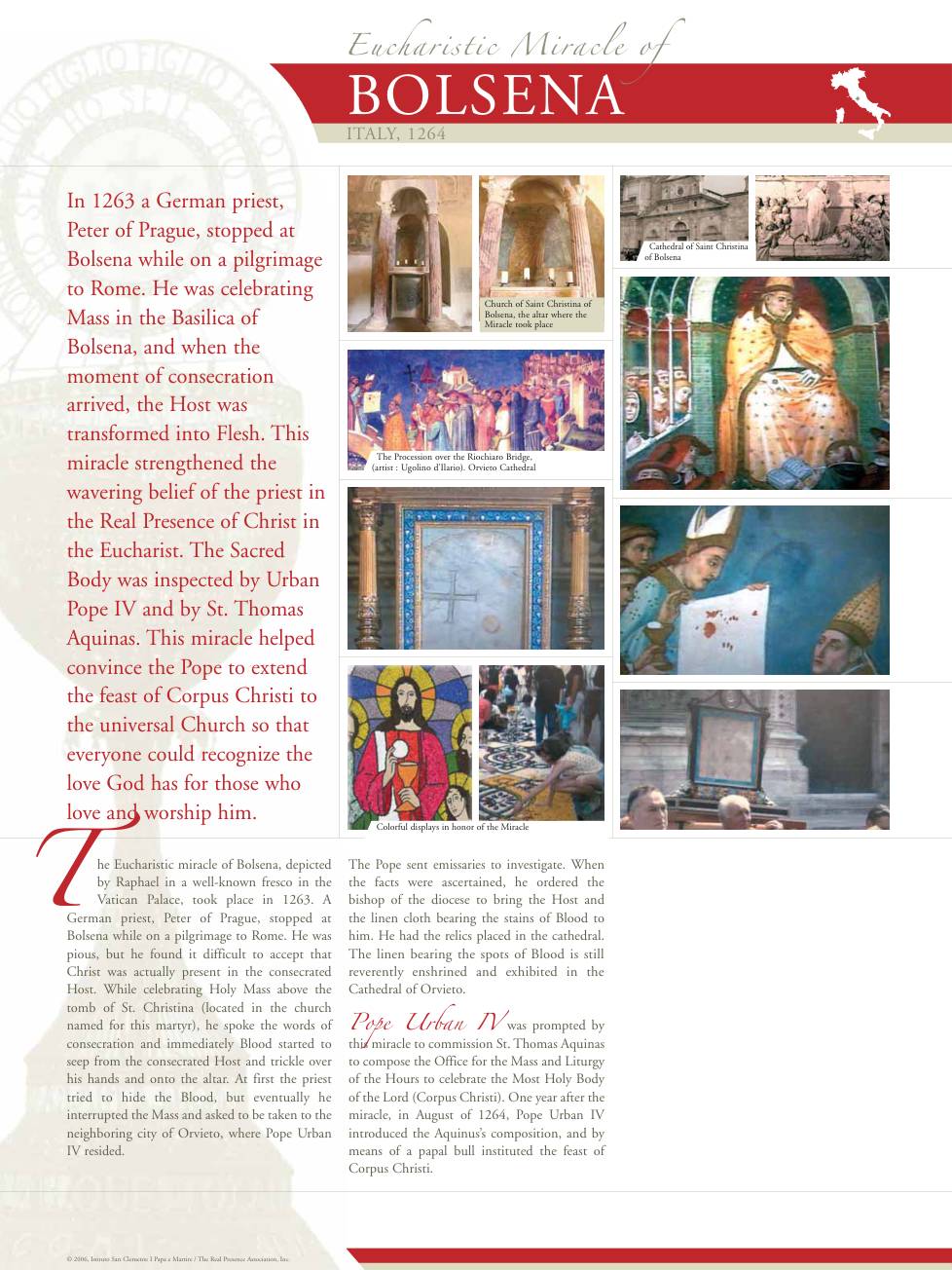 Exhibition panel for Bolsena (1/2)