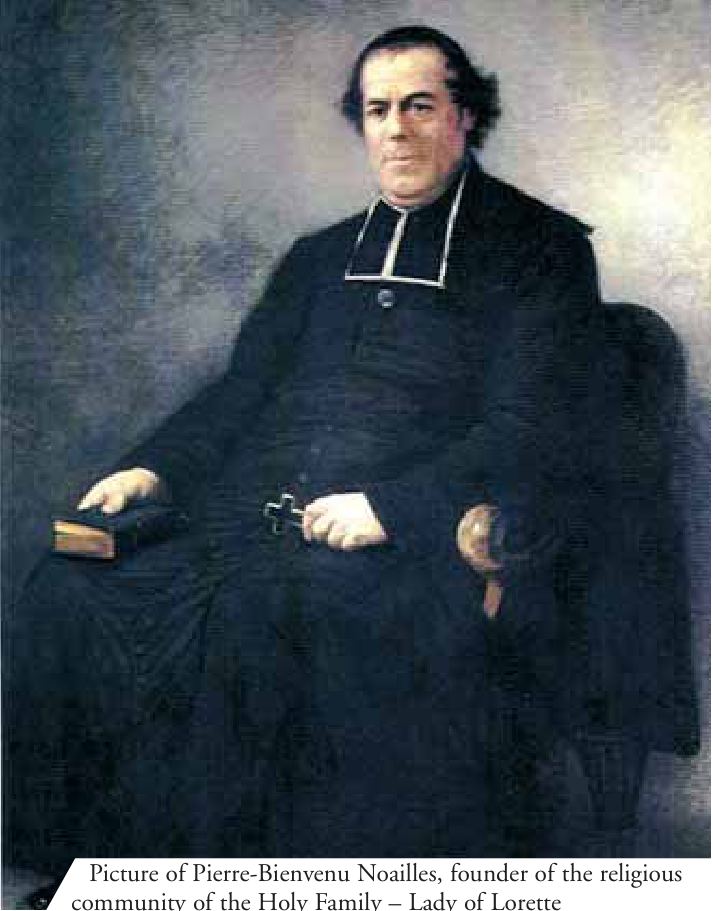 Picture of Père-Bienvenú Noailles, founder of the religious community of the Holy Family – Lady of Lorette