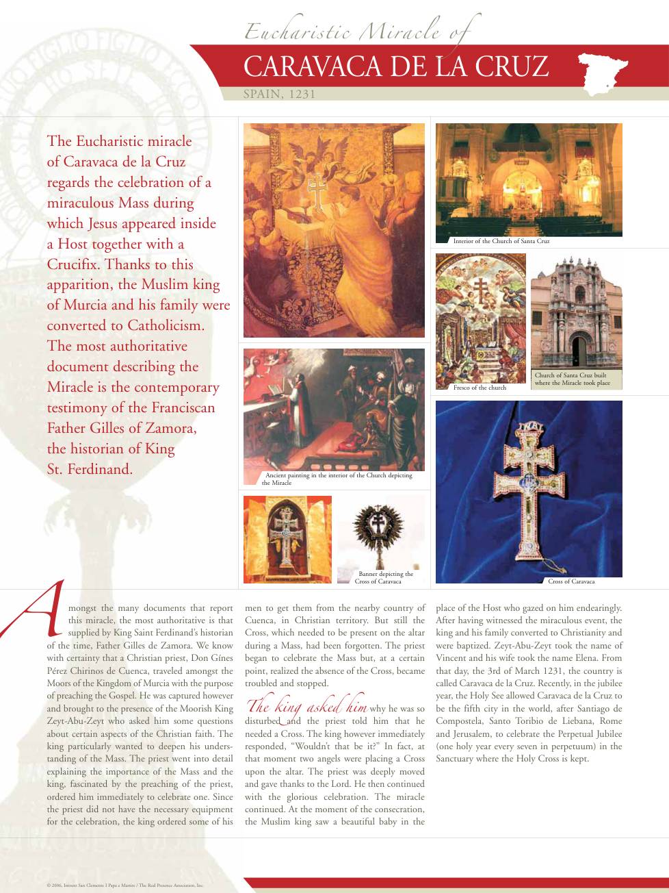 Pannello della mostra: Caravaca de la Cruz