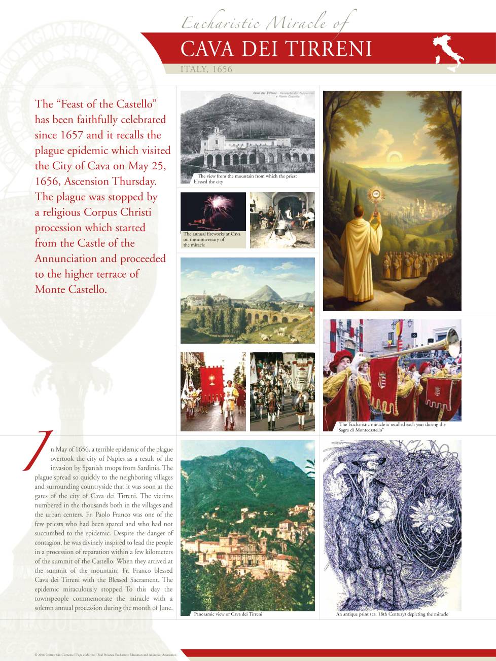 Exhibition panel for Cava dei Tirreni