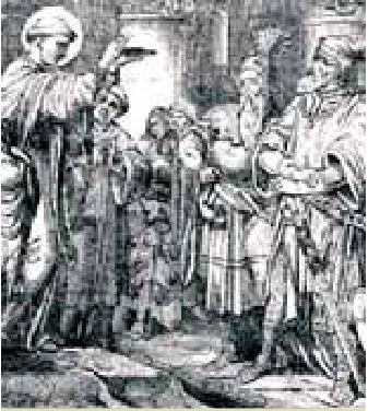 Photograph from the exhibition for Saint Bernard of Chiaravalle