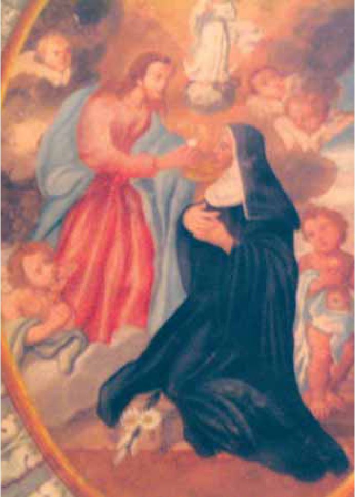 Photograph from the exhibition for • Blessed Angela of Foligno