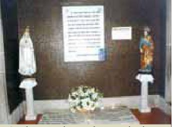 Photograph from the exhibition for Blessed Alexandrina Maria da Costa