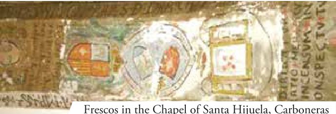 Fresco in the Chapel of Santa Hipolda Carboneras