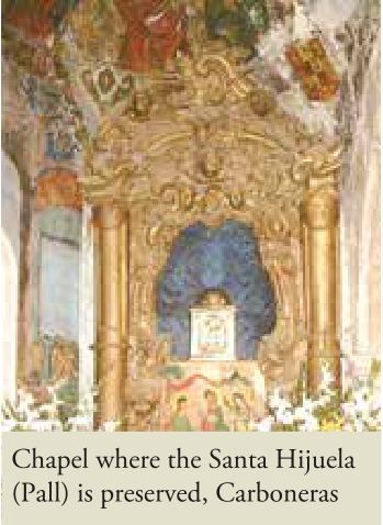 Chapel where the Santa Hijuela (Pall) is preserved, Carboneras
