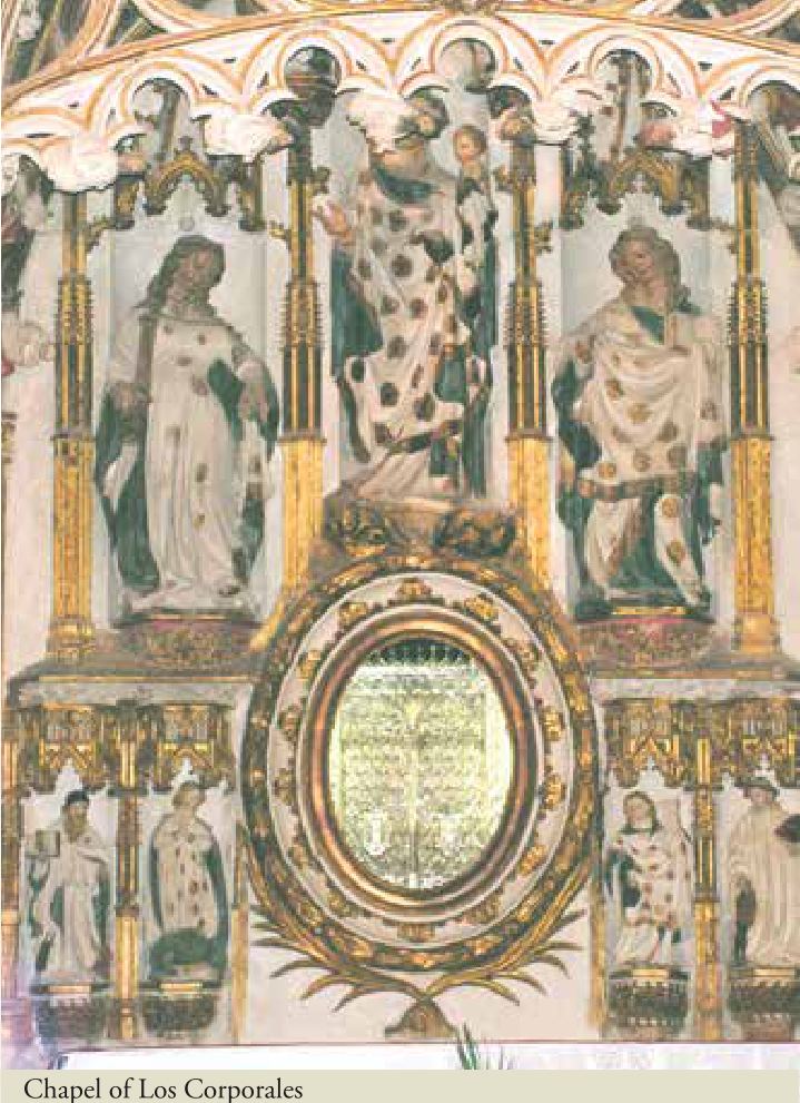 Carta de Chioa document describing the miracle, preserved at the collegiate church