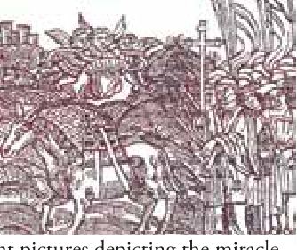 Ancient reproductions of the miracle from the 16th Century