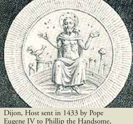 Dijon, Host sent in 1433 by Pope Eugene IV to Phillip the Handsome, Duke of Borgogna