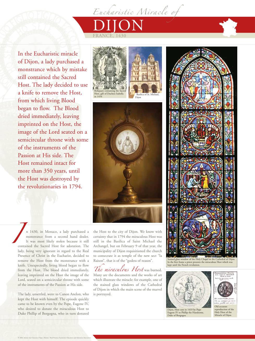 Exhibition panel for Dijon