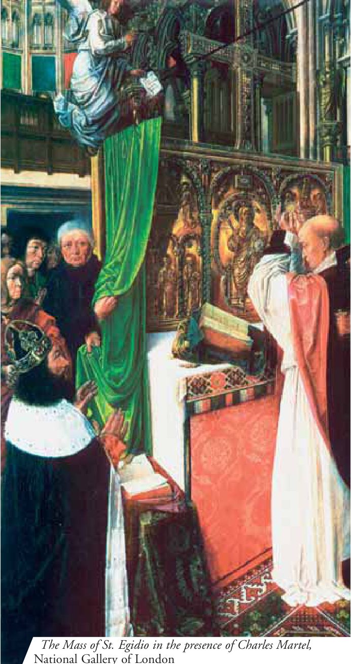 Photograph from the exhibition for Saint Egidio
