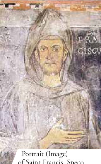 Photograph from the exhibition for Saint Francis of Assisi