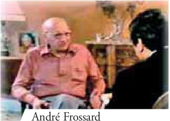 Photograph from the exhibition for André Frossard