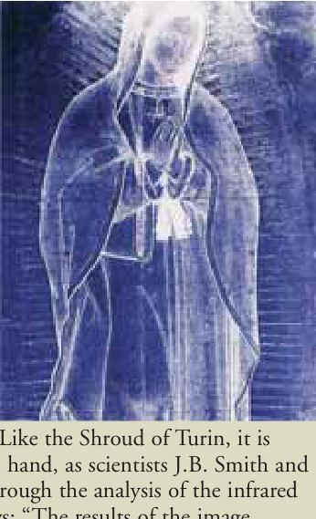 Photograph from the exhibition for Guadalupe, Mexico, Juan Diego