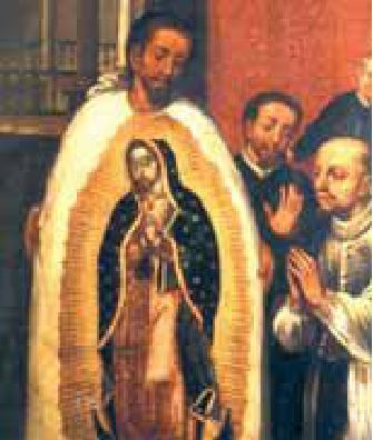 Photograph from the exhibition for Guadalupe, Mexico, Juan Diego