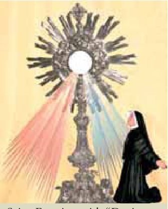 Photograph from the exhibition for Saint Faustina Kowalska