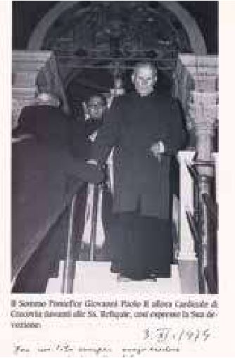 Photograph from the exhibition for Lanciano
