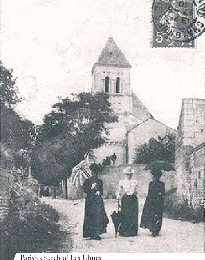Photograph from the exhibition for Les Ulmes