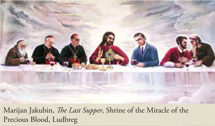 Marijan Jakubis, The Last Supper, Shrine of the Miracle of the Precious Blood, Ludbreg