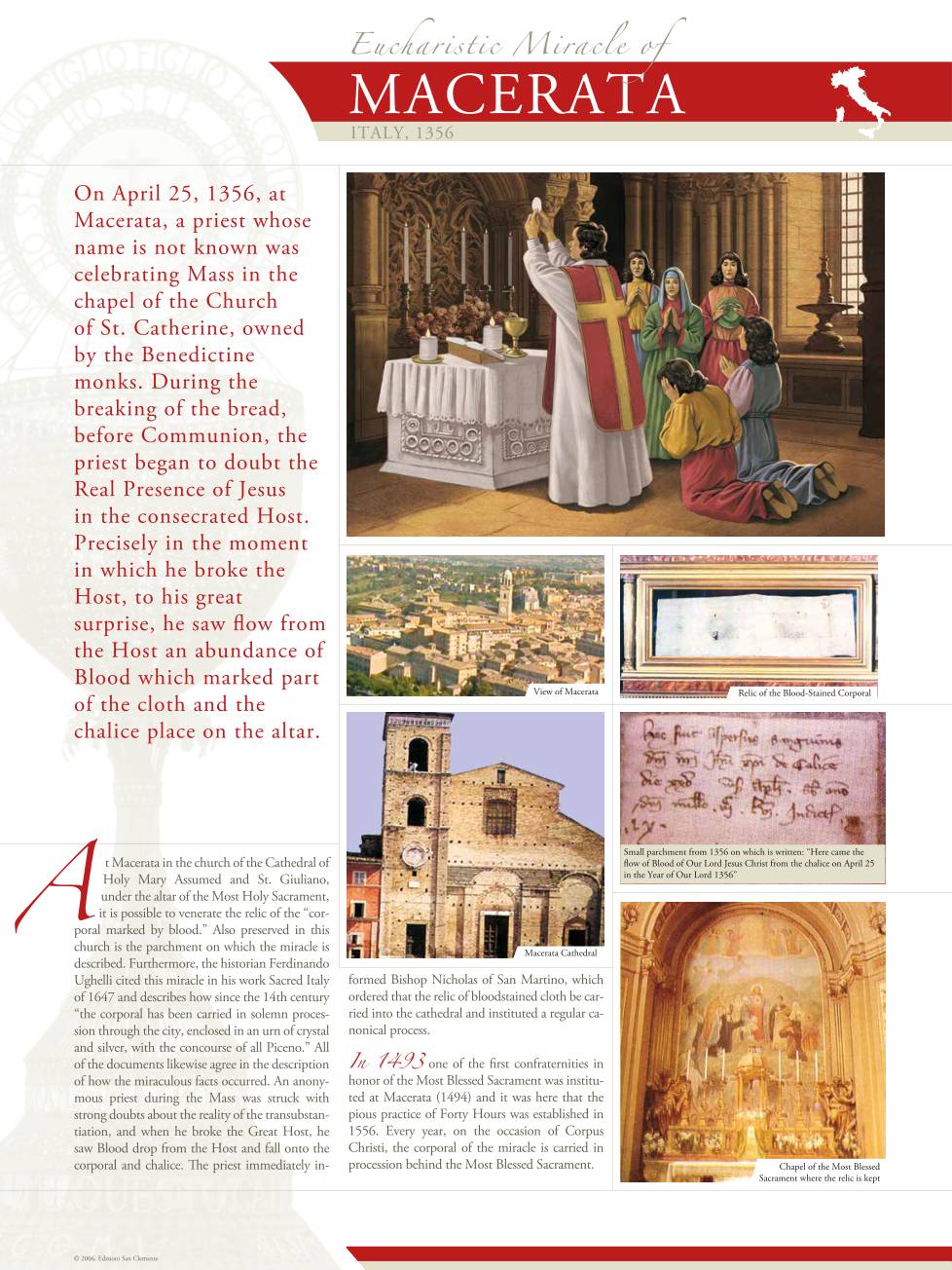 Exhibition panel for Macerata
