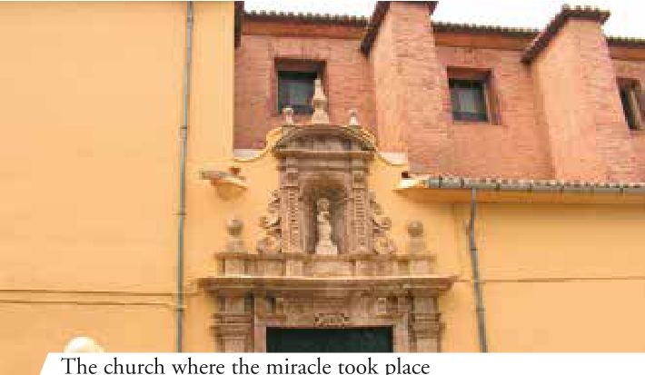 The church where the miracle took place