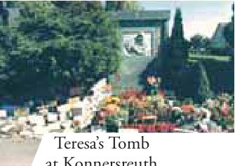 Photograph from the exhibition for Teresa Neumann