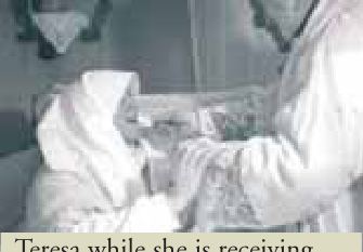Photograph from the exhibition for Teresa Neumann