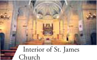 Interior of St. James Church